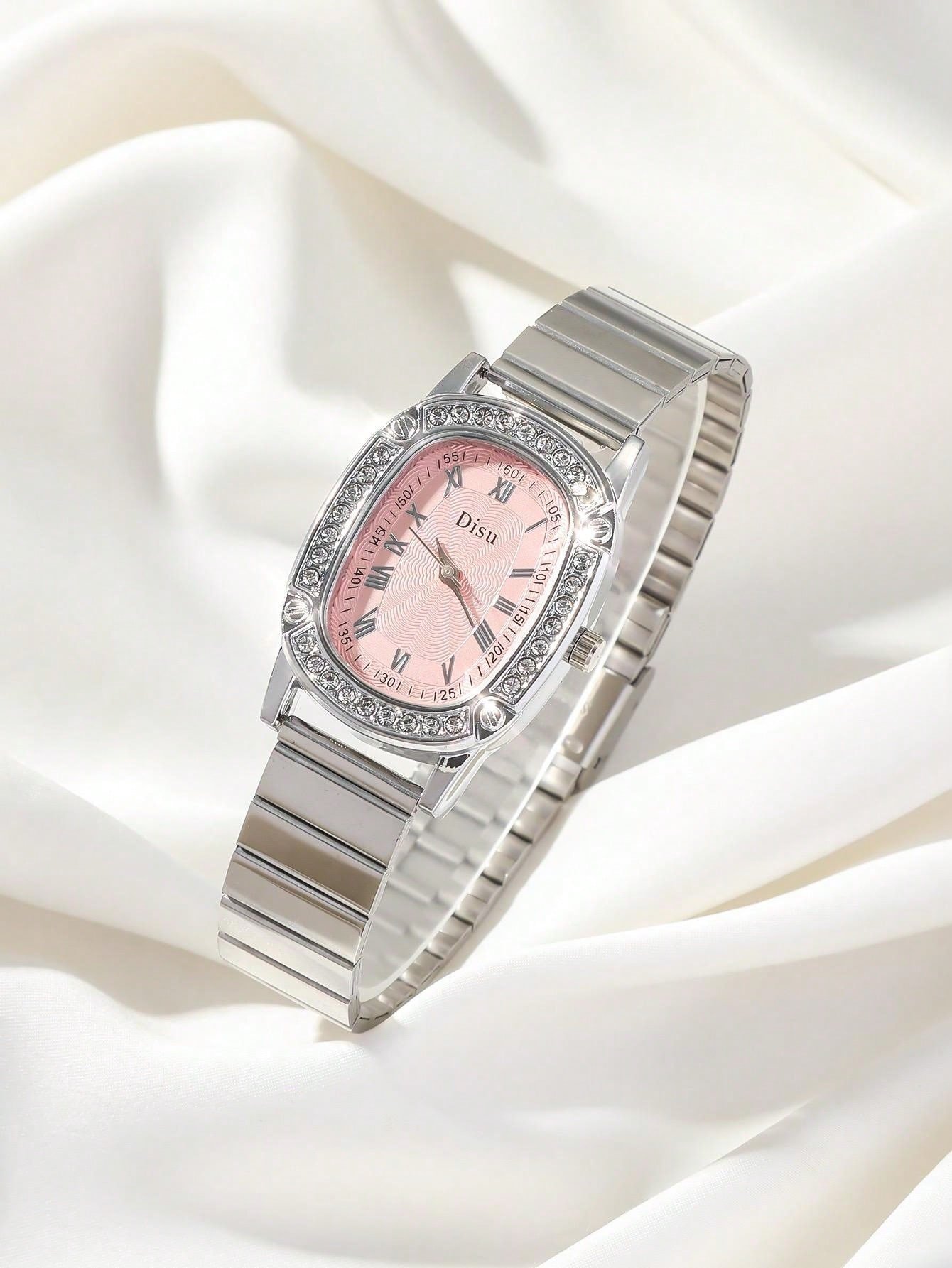 Montre en Acier Inoxydable Argenté – Image 7