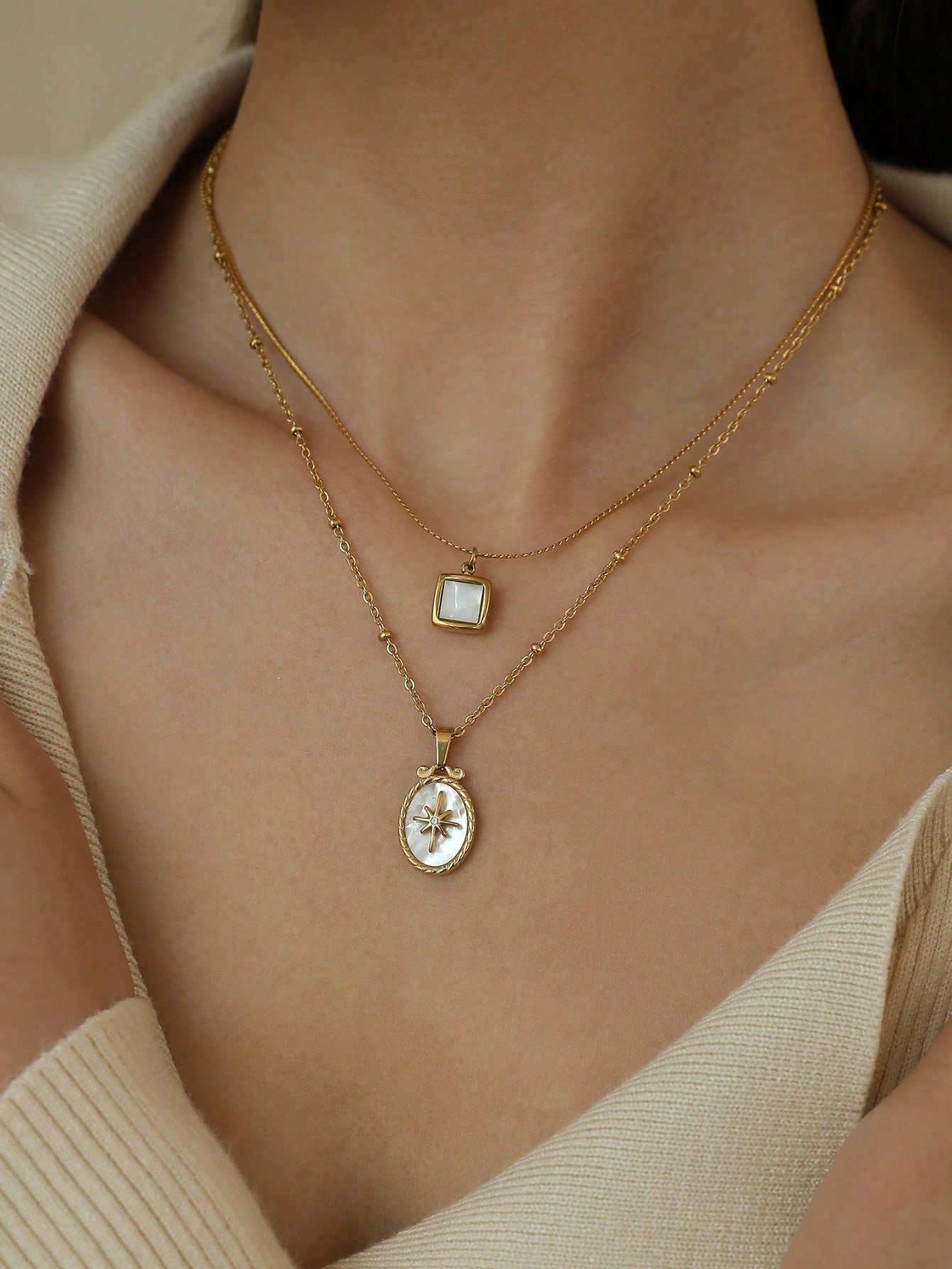 Collier Polyvalent Plaqué Or – Image 3