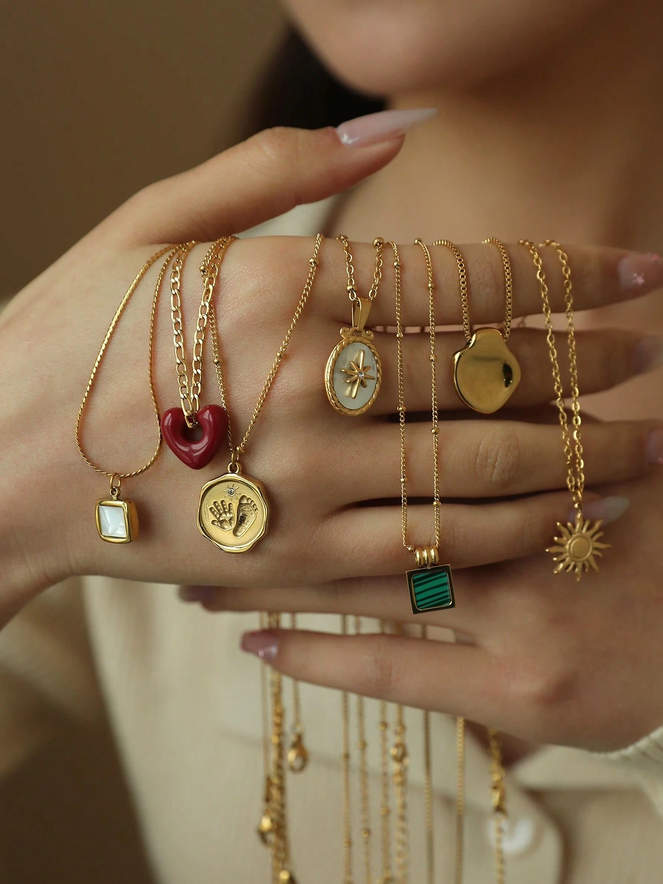 Collier Polyvalent Plaqué Or – Image 15