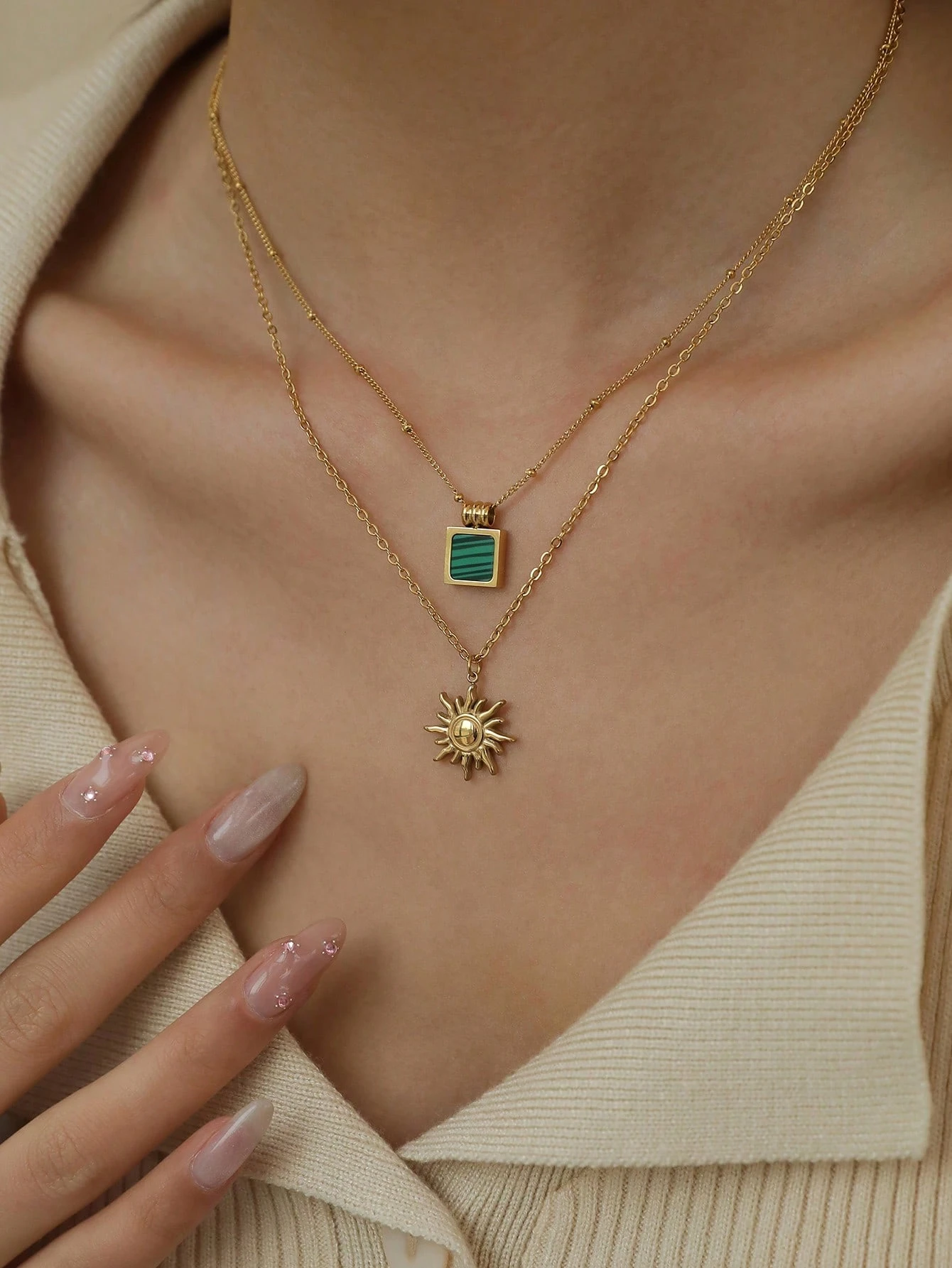 Collier Polyvalent Plaqué Or – Image 16